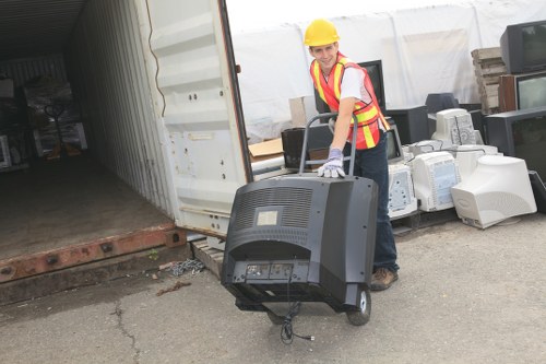 Garden debris being removed by clearance experts in Waterloo