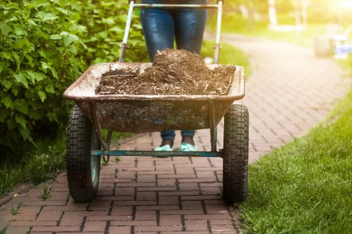 Garage clearance services including item removal and organizing